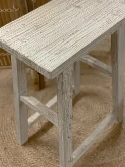 Online – korkea jakkara #656 off white Vanhat Puuhuonekalut