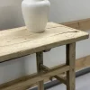 Sale - lyhyt sivupöytä #968, natural Vanhat Puuhuonekalut