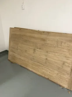 - ruokapöytä 200 cm, natural #955 Vanhat Puuhuonekalut