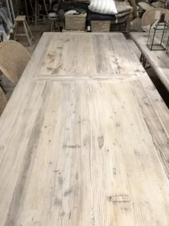 Online - ruokapöytä 240cm, natural #901 Vanhat Puuhuonekalut