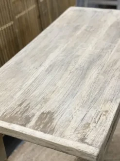 lyhyt sivupöytä #644, natural Vanhat Puuhuonekalut