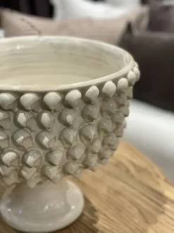 Clearance Solanto koristekulho suuri Ø33cm, beige Ruukut Ja Maljakot