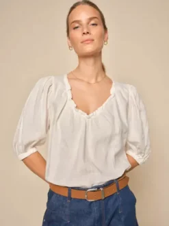 Taissa pellavapaita, white Paidat Ja Topit|Uutuudet