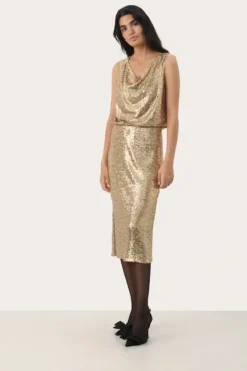 Clearance Teffania hame, gold Mekot Ja Hameet|Juhlavaatteet