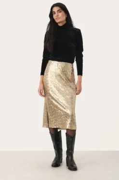 Clearance Teffania hame, gold Mekot Ja Hameet|Juhlavaatteet