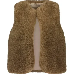 New Tekoturkisliivi, taupe Ulkotakit Ja -Liivit|Bleiserit Ja Liivit