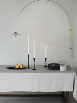 Hot - Boule kynttilänjalka, musta M Kynttilät Ja Lyhdyt