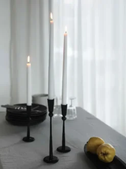 Hot - Boule kynttilänjalka, musta M Kynttilät Ja Lyhdyt