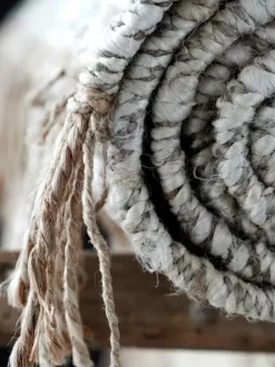 Sale - hamppumatto hapsuilla 80x150, tie mix Matot