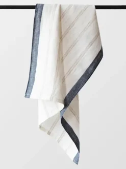 Discount - Keittiöpyyhe Maya pellavaa, natural stripe Keittiötekstiilit