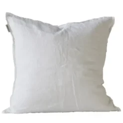 New - Valkoinen pellavatyynynpäällinen, 50x50 cm Sisustustyynyt