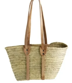 New – korikassi pidemmillä nahkahihnoilla, NATURE S Laukut