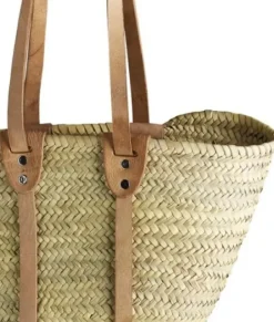 New – korikassi pidemmillä nahkahihnoilla, NATURE S Laukut