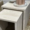 New Travertin pöytä 35cm Muut Huonekalut