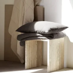 Travertin pöytä 45cm Muut Huonekalut