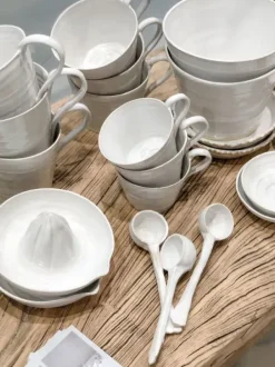 Outlet - Keraaminen kukkaruukku, valkoinen Ruukut Ja Maljakot