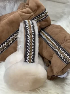 New - Tasman korvaläpät, luonnonvalkoinen/kastanja Hatut, Käsineet Ja Sukat|Uutuudet