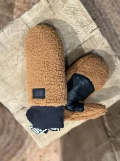 New Fluff käsineet, chestnut Hatut, Käsineet Ja Sukat|Janinan Suosikit