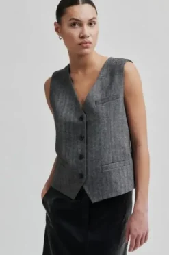 Outlet Waleria liivi, black Bleiserit Ja Liivit|Juhlavaatteet