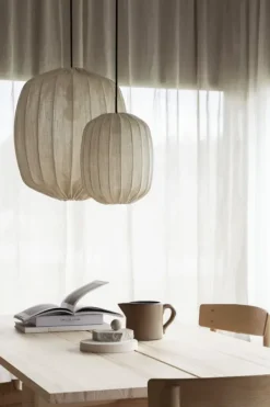 Clearance Watt&Veke - Prisma 45 kattovalaisin pellavaa, natural Valaisimet