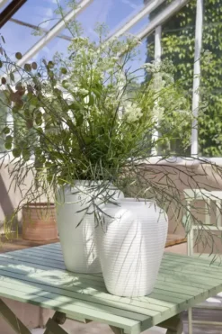 Best Willow maljakko H25 cm, valkoinen Ruukut Ja Maljakot