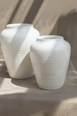 Best Willow maljakko H25 cm, valkoinen Ruukut Ja Maljakot