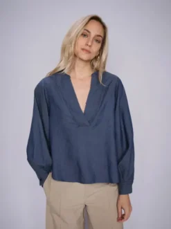 Clearance Yen denim pusero, dark blue Paidat Ja Topit|Uutuudet