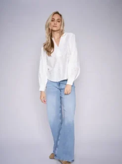 Sale Yen Sina pitsipusero, ecru Paidat Ja Topit|Juhlavaatteet