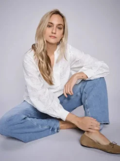 Sale Yen Sina pitsipusero, ecru Paidat Ja Topit|Juhlavaatteet